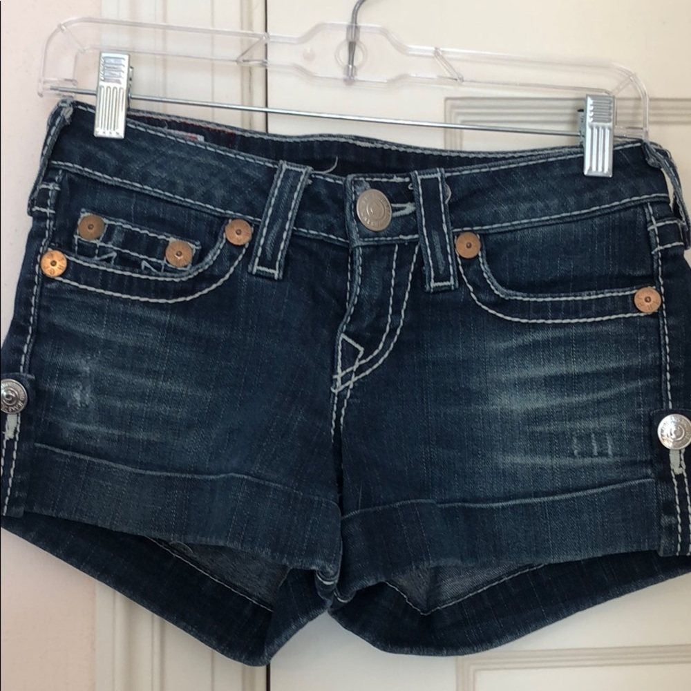 Denim shorts